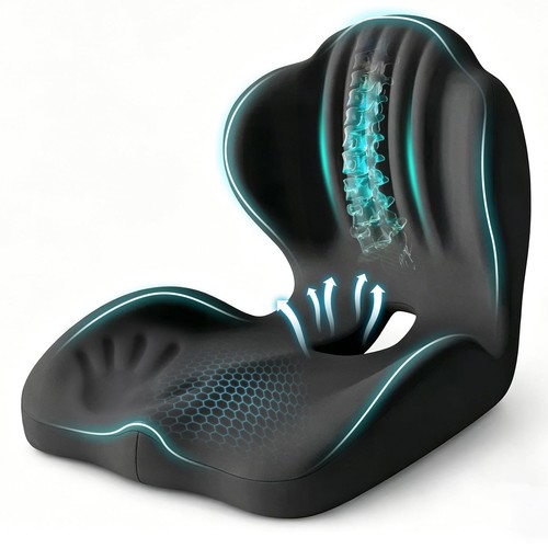 Ergonomic car seat cushion - ergonomic,