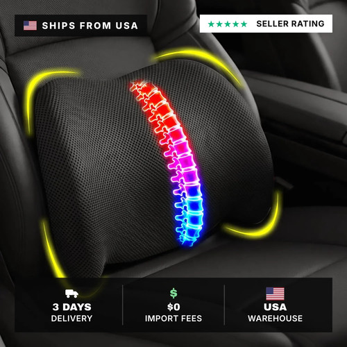 Lumbar support pillow for - pillow,