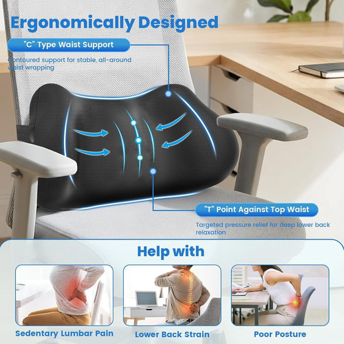 Lumbar support pillow memory - lumbar, pillow,