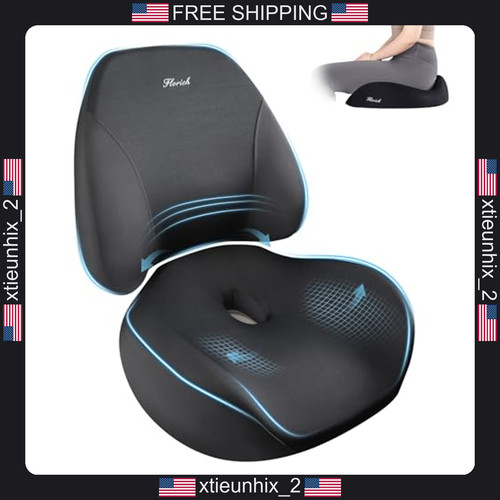 Car seat cushion and lumbar - seat,