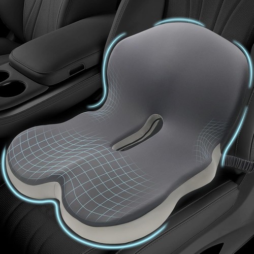 Car seat cushion with lumbar - seat,