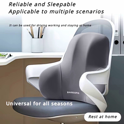 Grey seat cushion lumbar - seat, &
