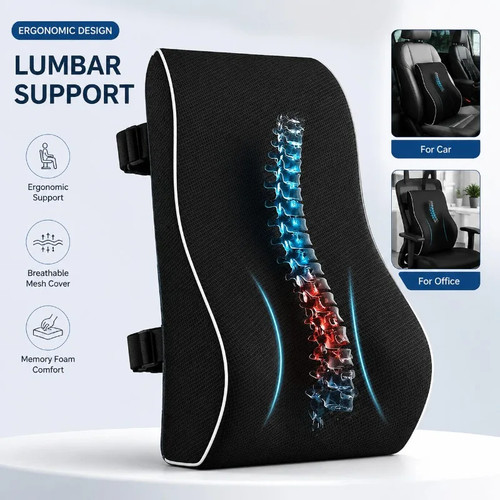 Lumbar support pillow - support, for