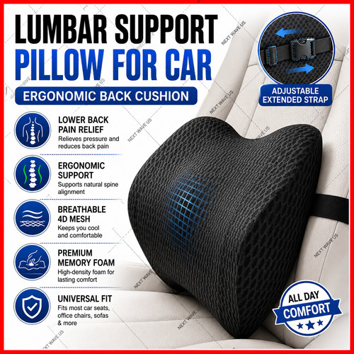 Foam lumbar support cushion - foam,